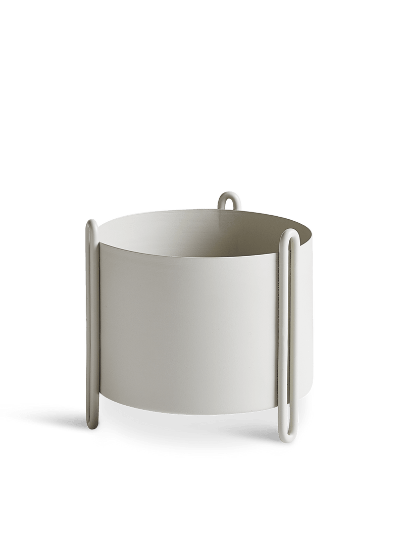 Pidestall Planter Vases Woud Grey Small