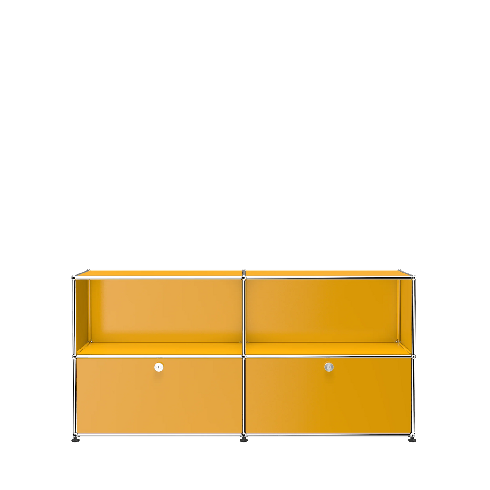 USM Haller Closed Storage Credenza C2A storage USM Golden Yellow