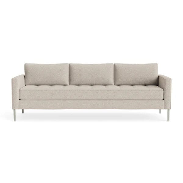 Paramount 95" Sofa Sofa BluDot Sanford Linen Stainless Steel