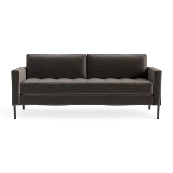 Paramount 80" Sofa Sofa BluDot Storm Velvet Metal