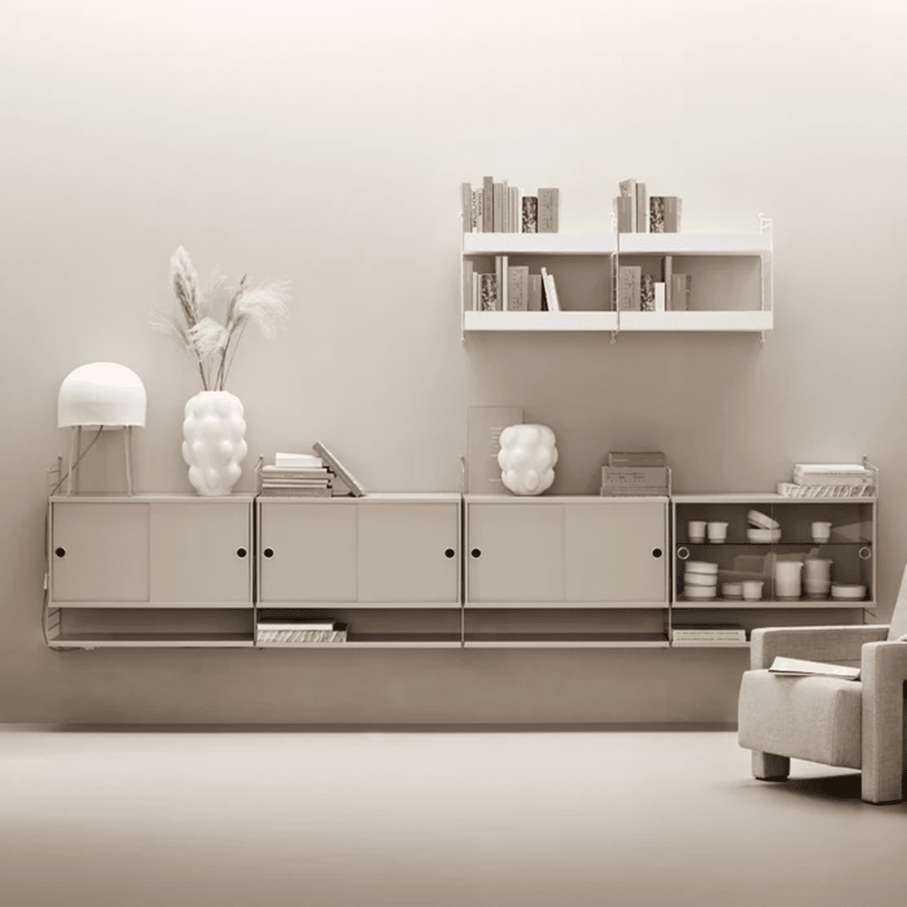 Cabinet with Sliding Doors Cabinets String Furniture