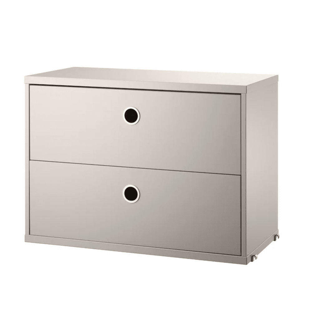 Chest with Drawers Cabinets String Furniture 22.8 Beige