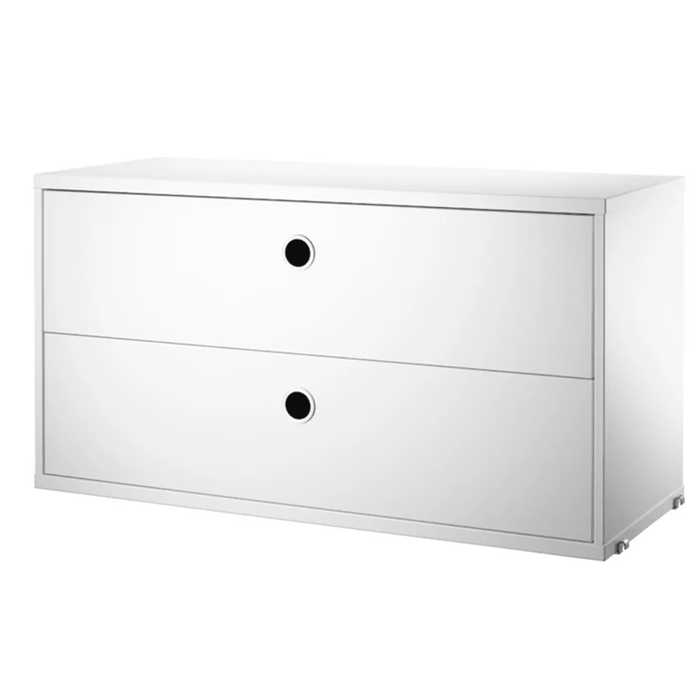 Chest with Drawers Cabinets String Furniture 30.7 White