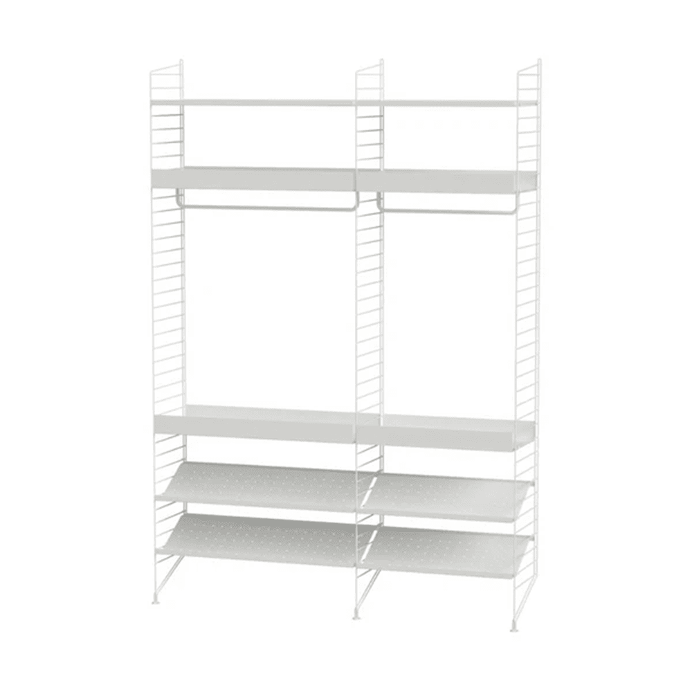String Bedroom C Shelves String Furniture White / White