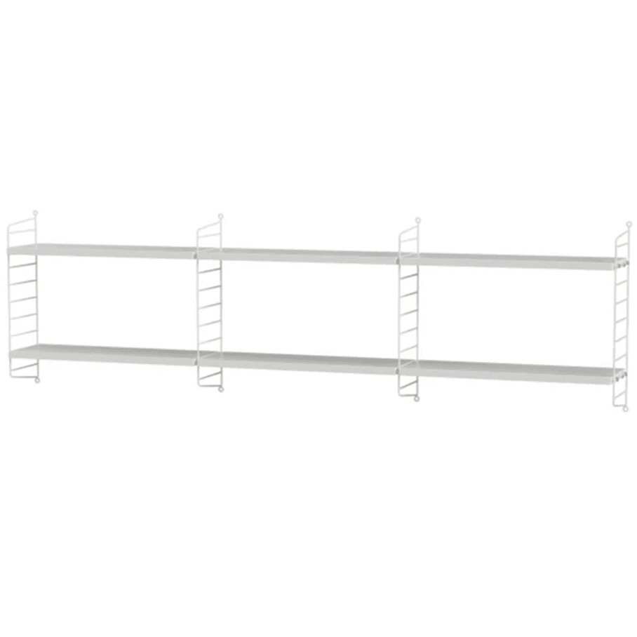 String Bedroom E Shelves String Furniture White / White