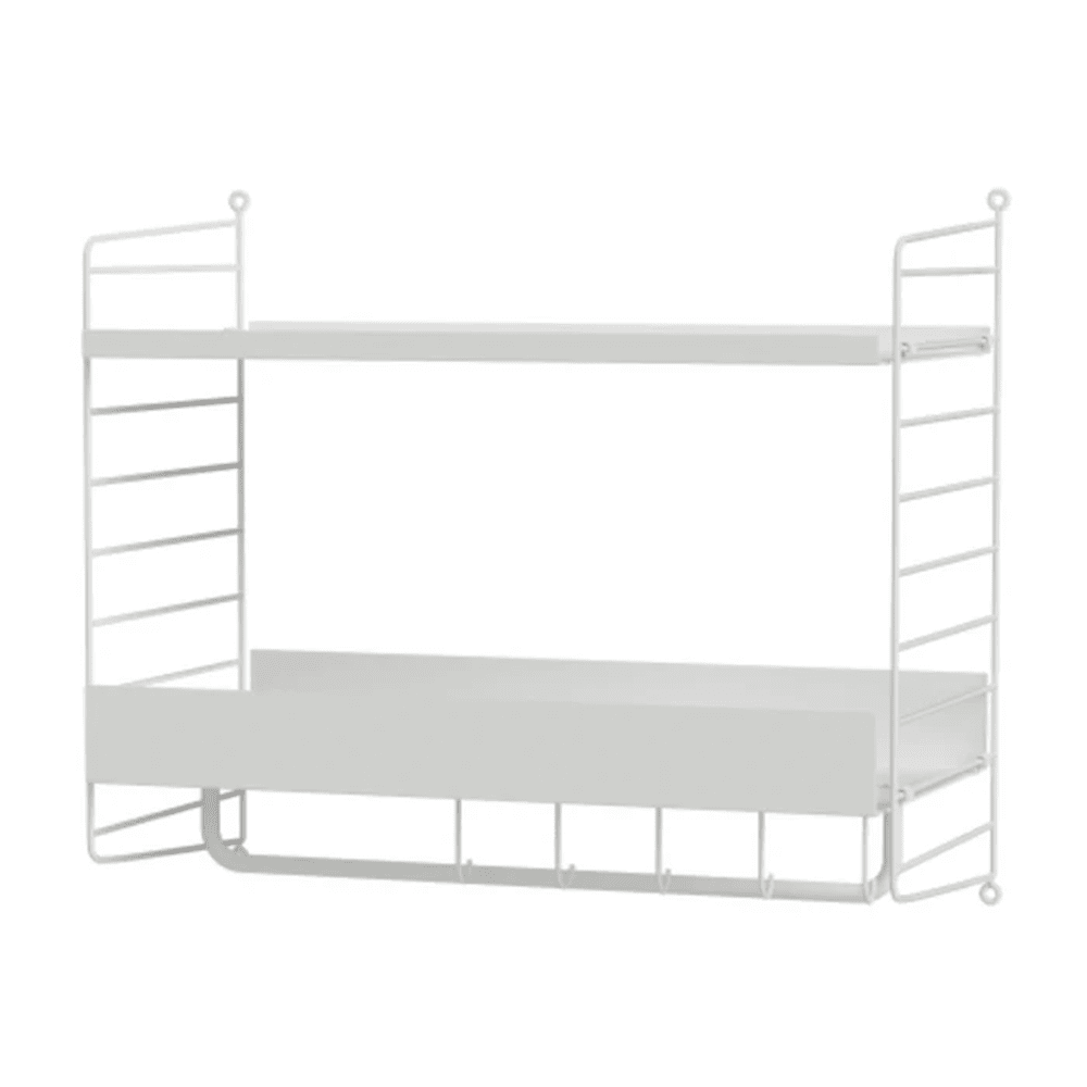 String Hallway G Shelves String Furniture White / White