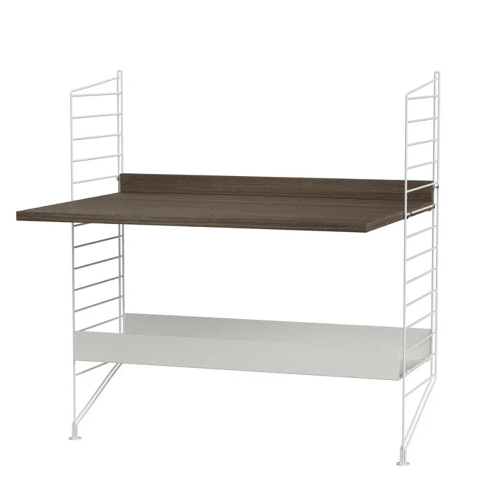 String Kids Room A Shelves String Furniture Walnut / White