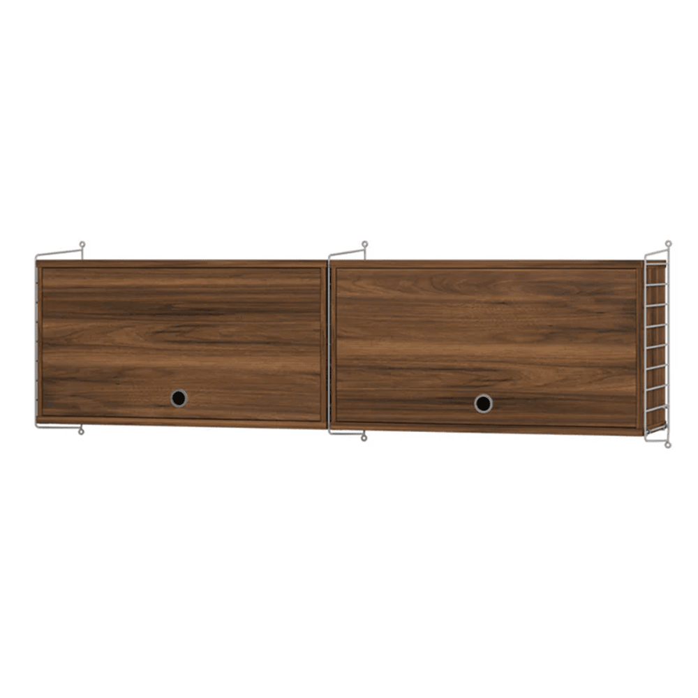 String Kitchen N Shelves String Furniture Walnut / Grey