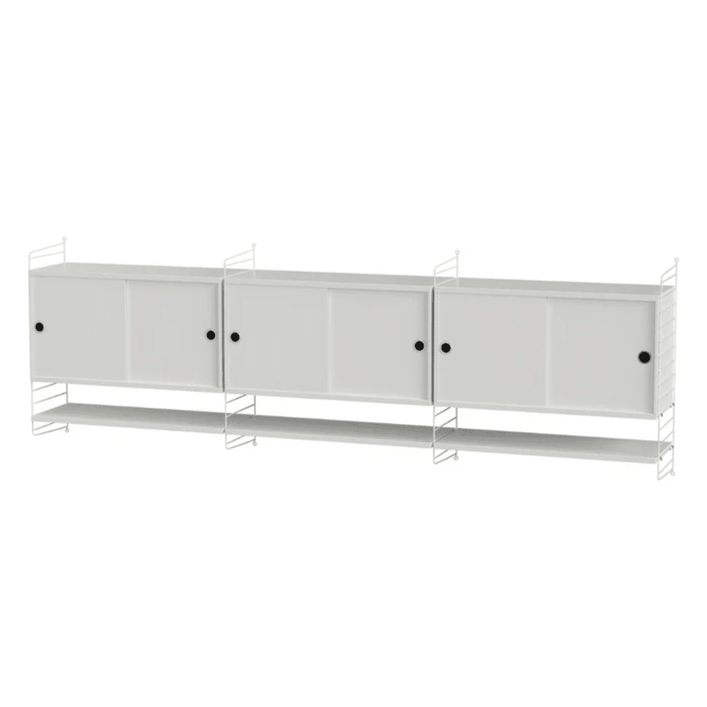String Living Room E Shelves String Furniture White / White