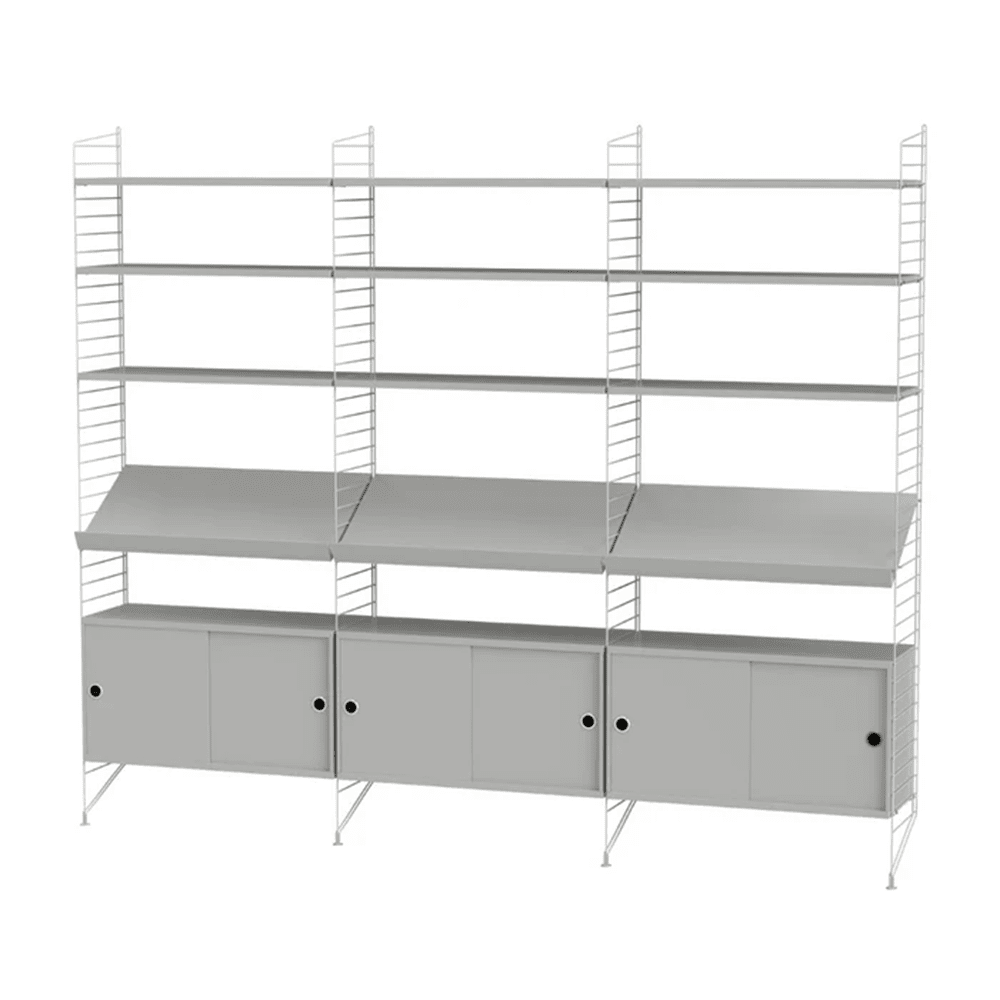 String Living Room G Shelves String Furniture Grey / Grey