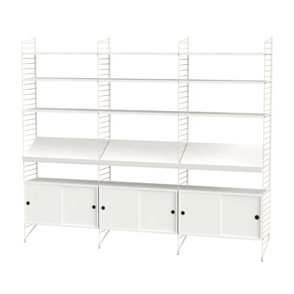 String Living Room G Shelves String Furniture White / Beige