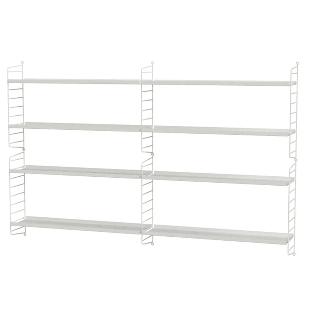 String Living Room M Shelves String Furniture White / White