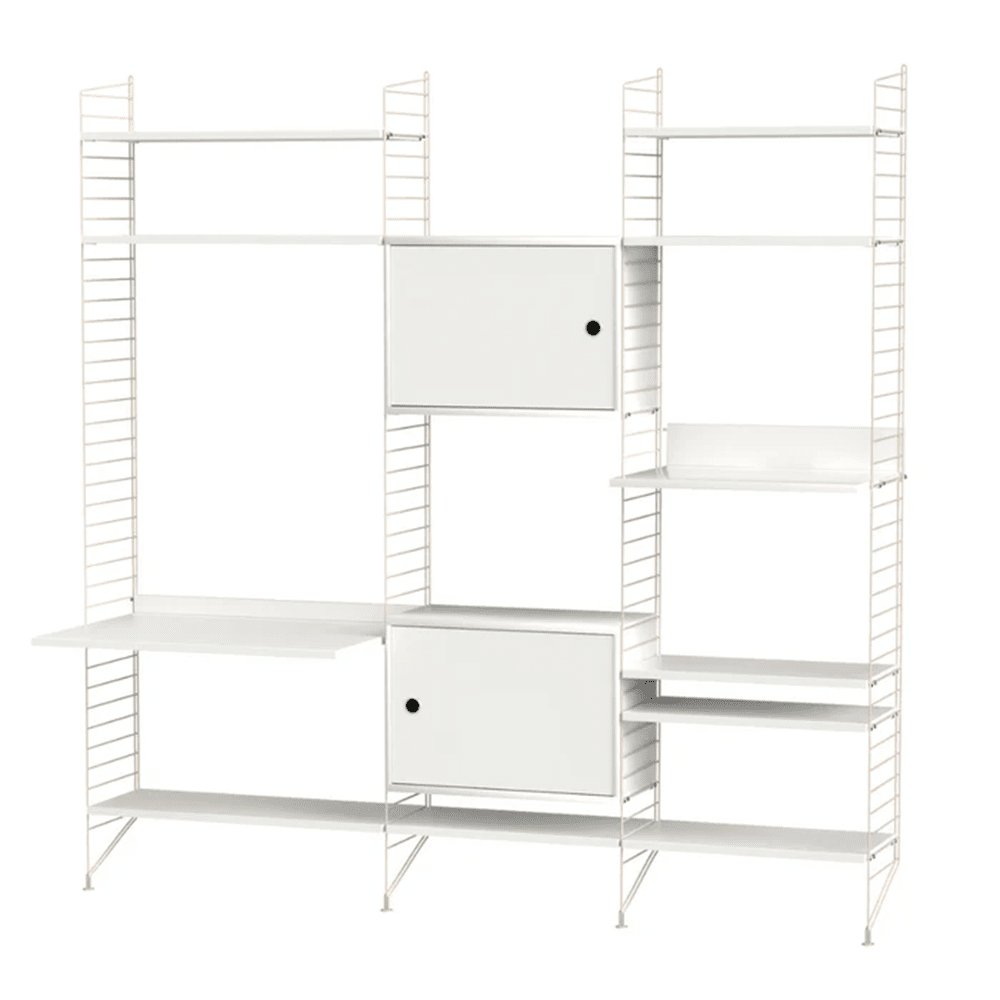 String Living Room P Shelves String Furniture White / Beige