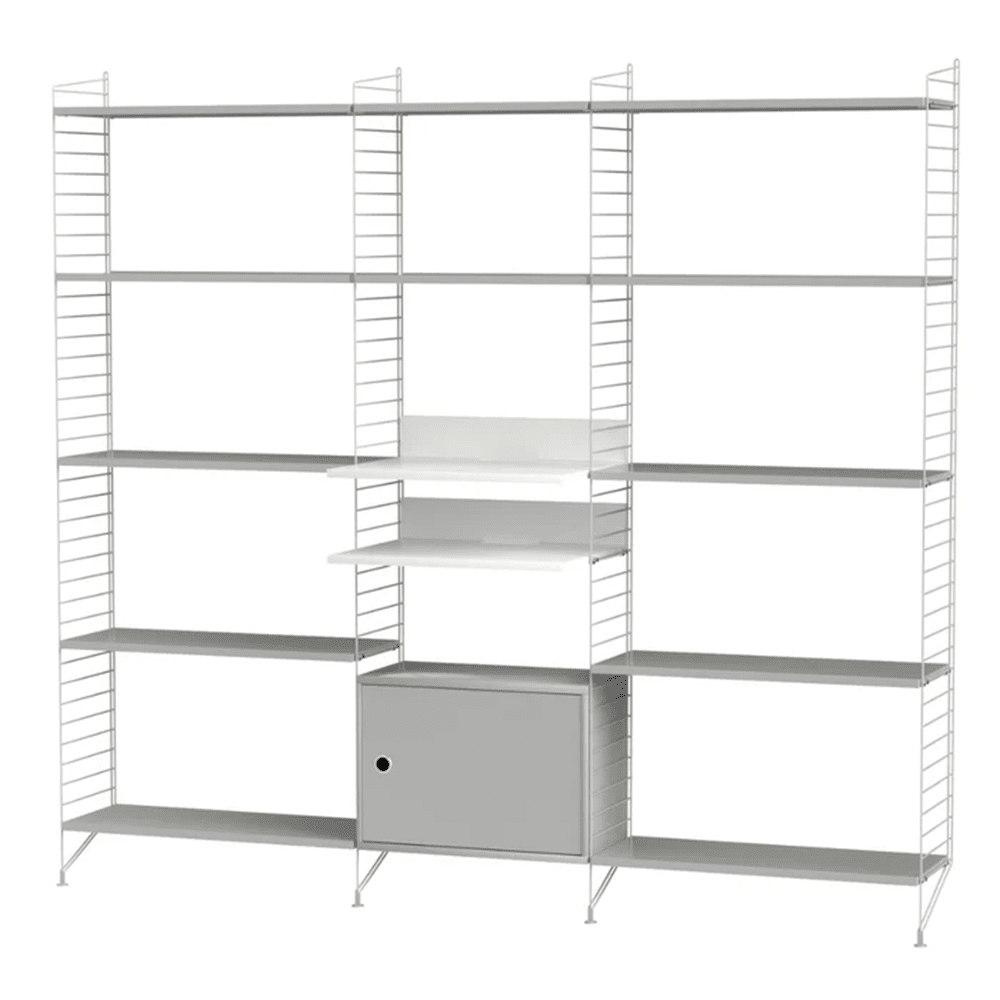 String Living Room Q Shelves String Furniture Grey / Grey