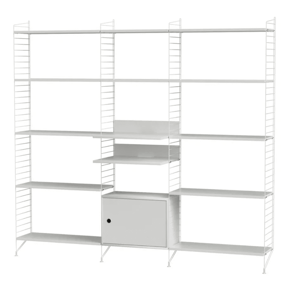 String Living Room Q Shelves String Furniture White / White
