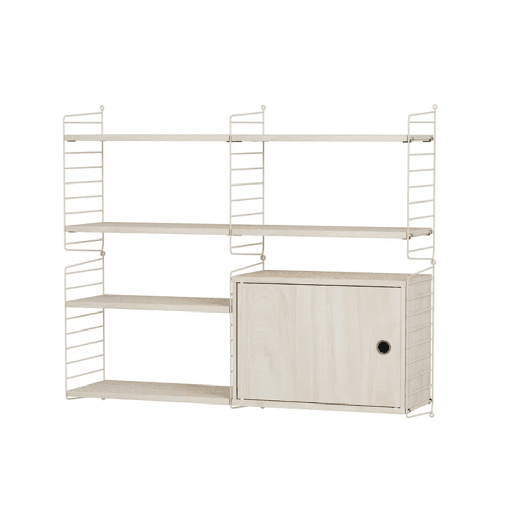 String Living Room R Shelves String Furniture Ash / Beige