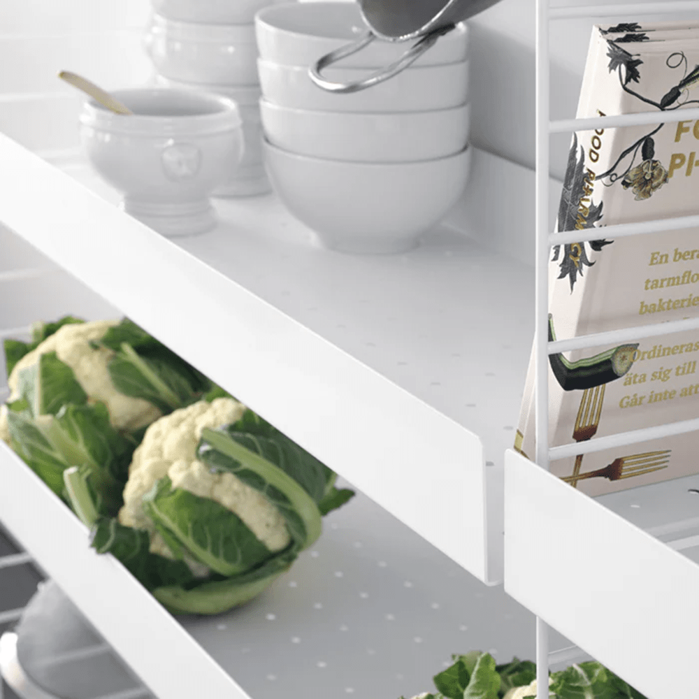 String Metal Shelf with High Edge Shelves String Furniture