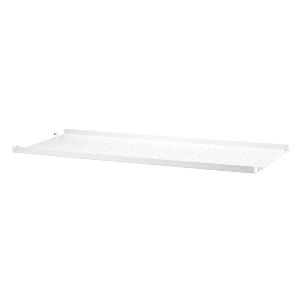String Metal Shelf with Low Edge Shelves String Furniture 30.7 x 11.8 White