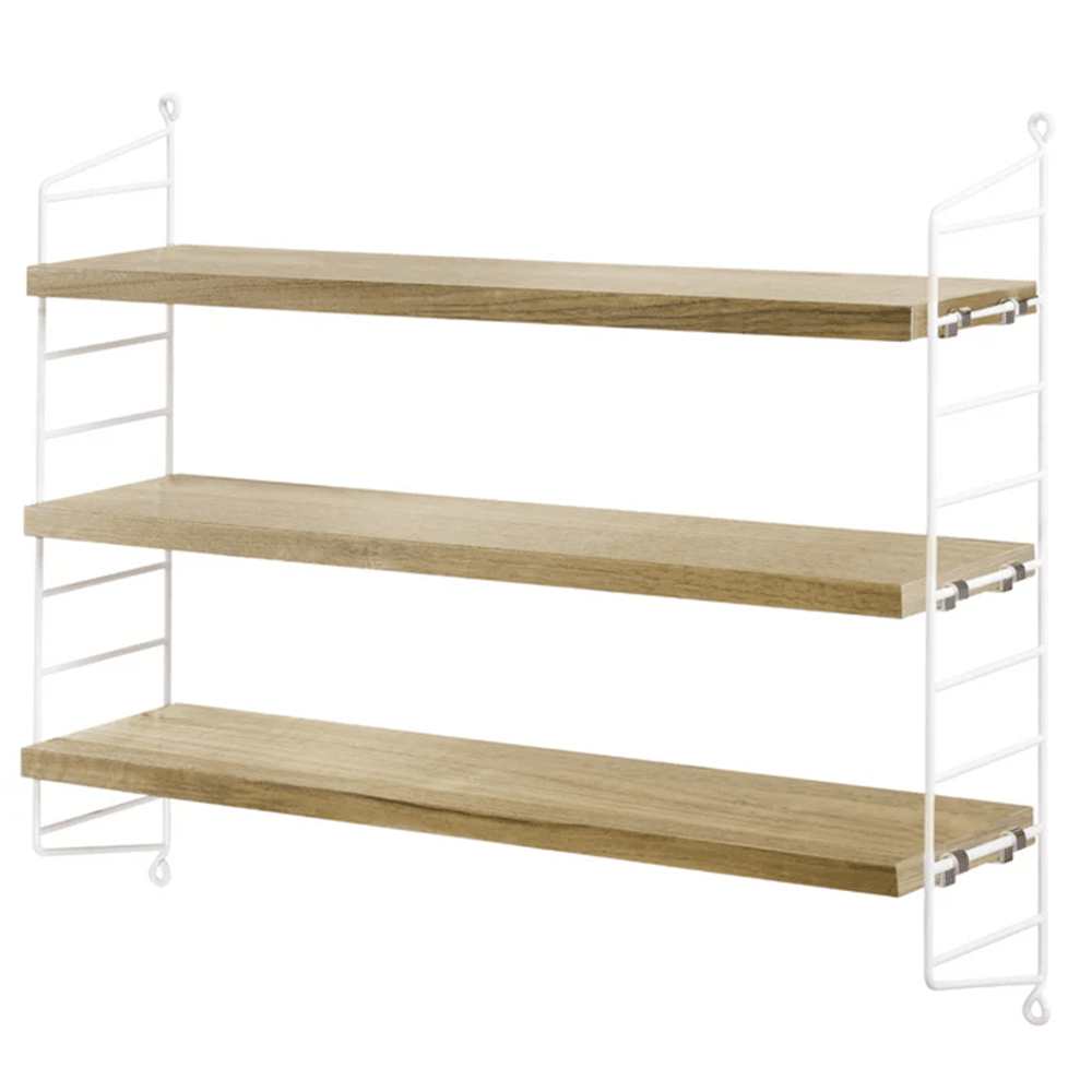 String Pocket Shelf Shelves String Furniture Oak / White