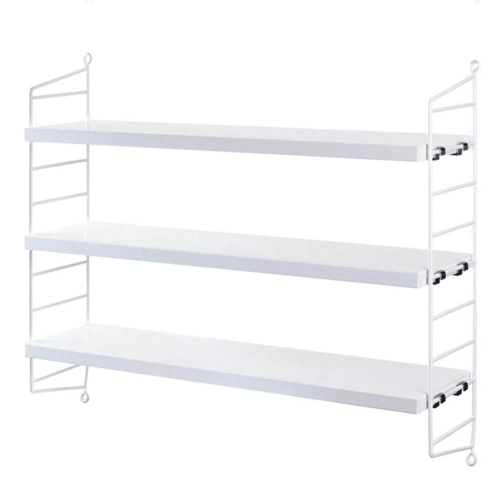 String Pocket Shelf Shelves String Furniture White / White