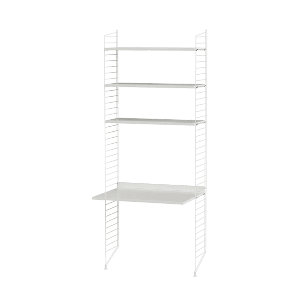 String Workspace A Shelves String Furniture White / White