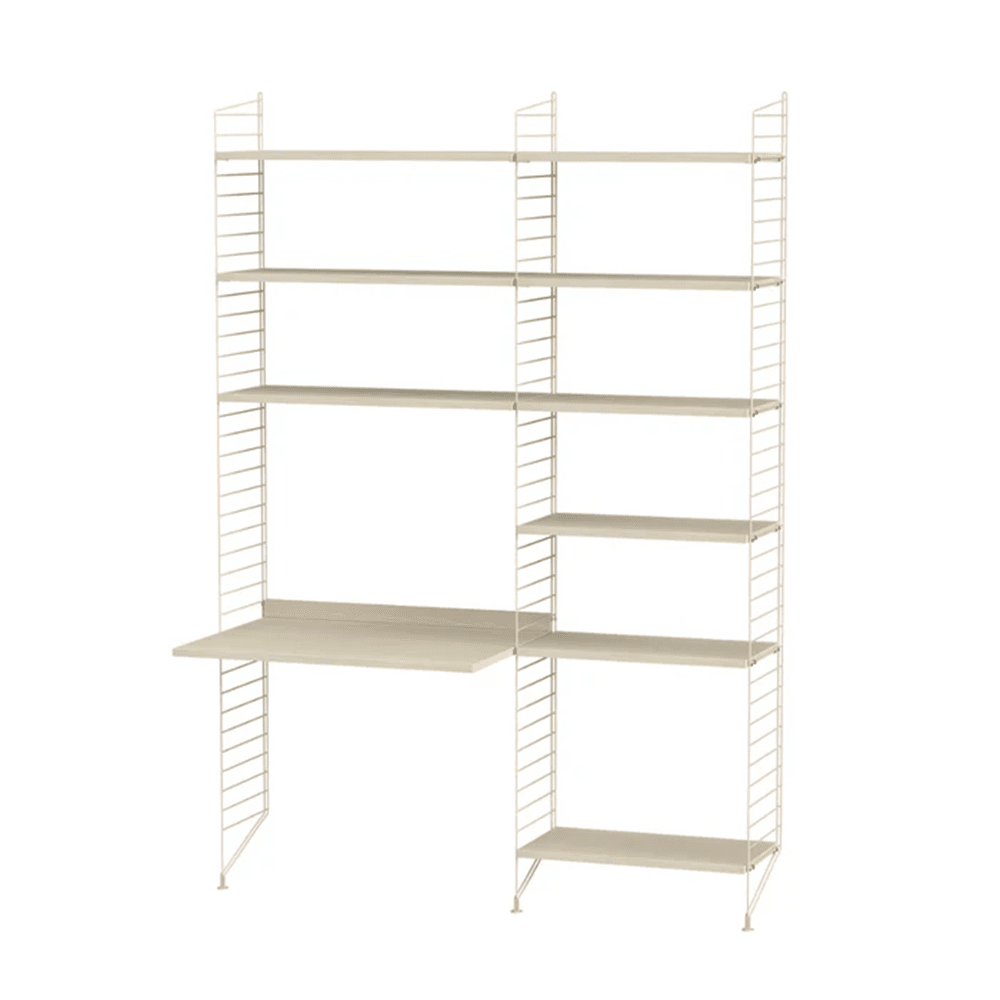 String Workspace B Shelves String Furniture Ash / Beige