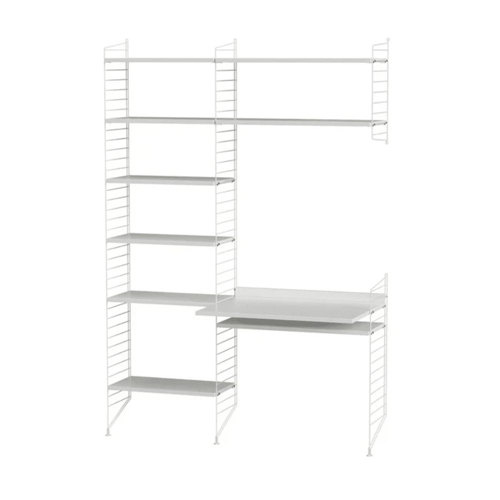 String Workspace G Shelves String Furniture White / White
