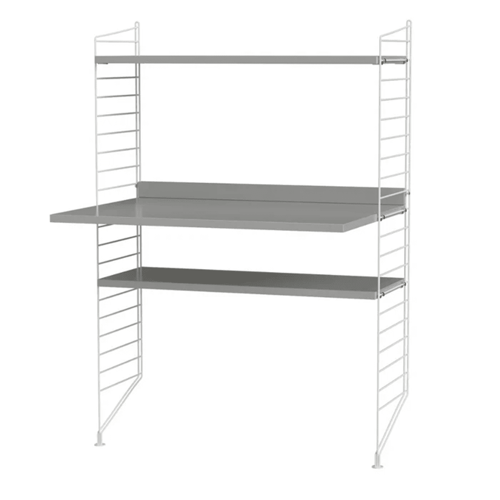 String Workspace H Shelves String Furniture Grey / White