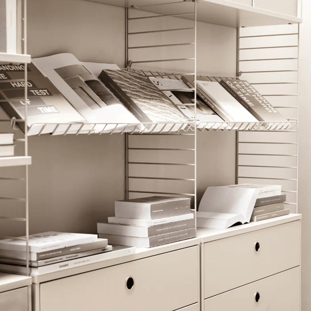 Wire Magazine Shelf Shelves String Furniture