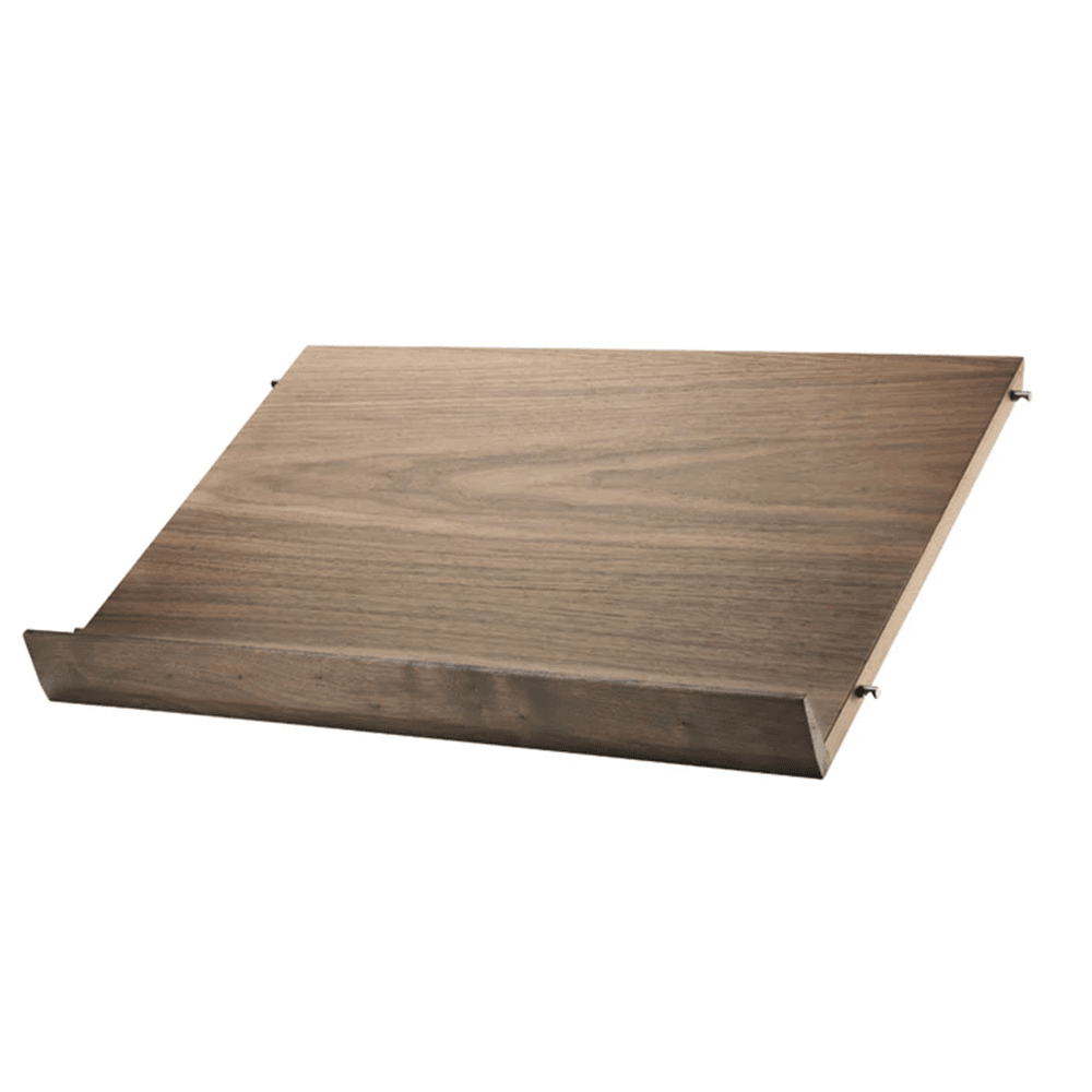 Wood Magazine Shelf Shelves String Furniture 22.8 Walnut