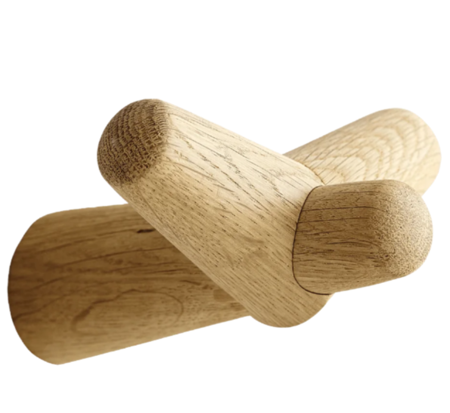 Tail Wing Hook - Set of 4 Accessories Woud Oak Small