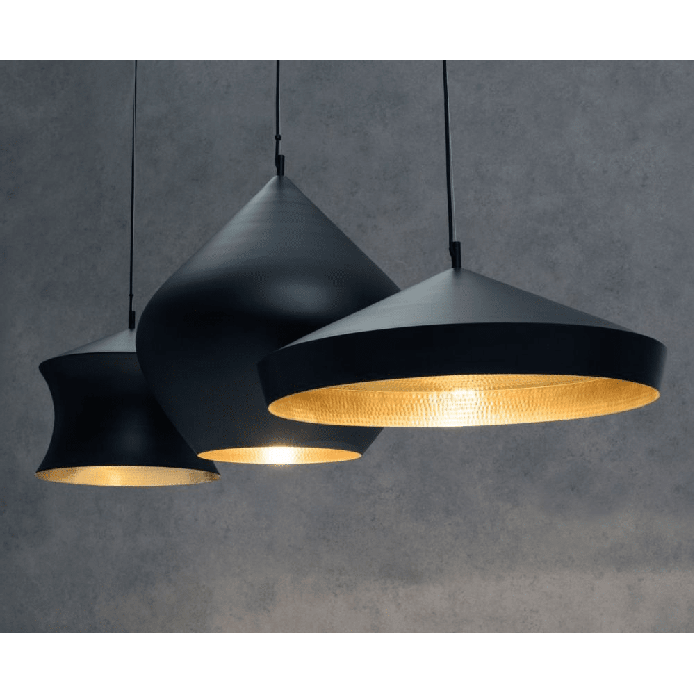 Beat LED Trio Linear Pendant System hanging lamps Tom Dixon