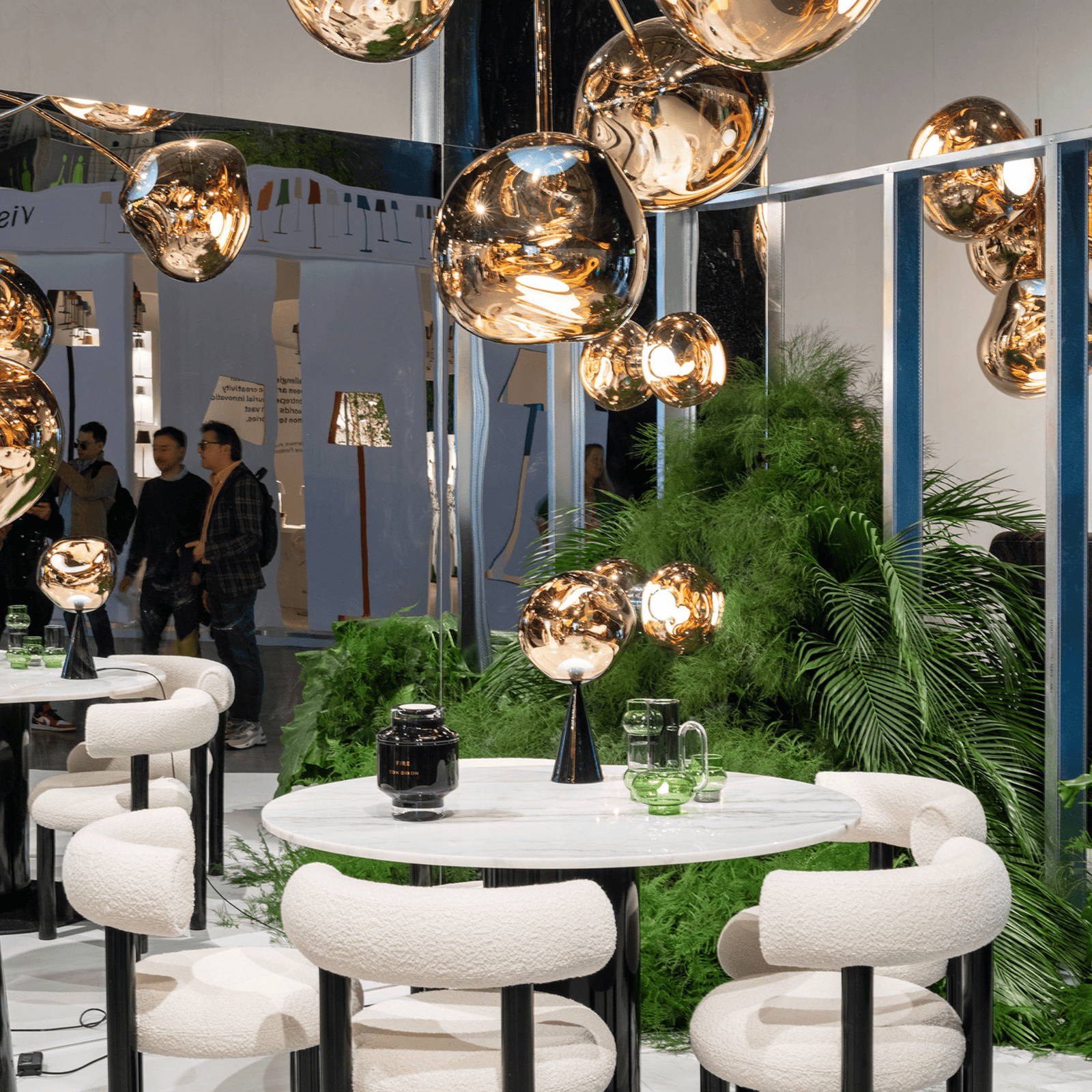 Melt LED Large Chandelier suspension lamps Tom Dixon