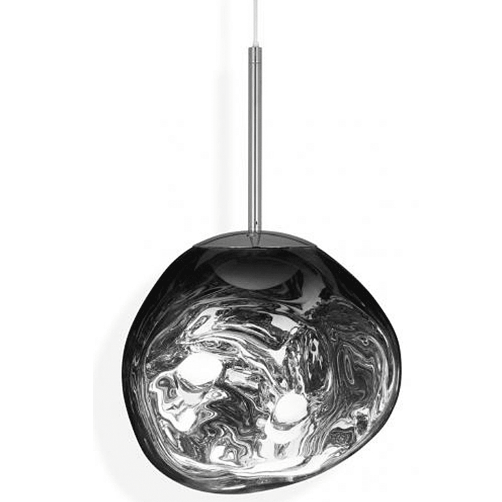 Melt Mini LED Pendant Light suspension lamps Tom Dixon Silver