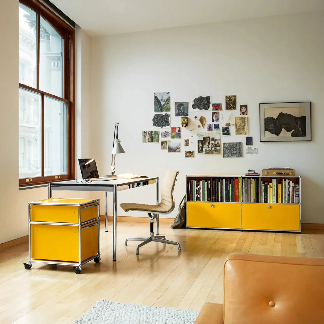 USM Haller Closed Storage Credenza C2A - With Perforated Inside upper Panels storage USM