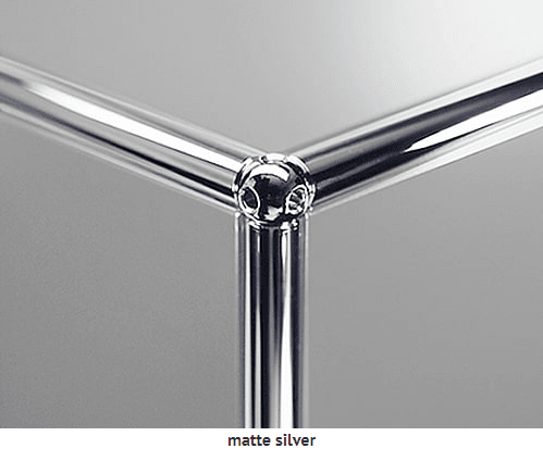 USM Haller Compact Desk Desks USM Matte-Silver