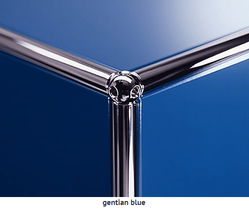 USM Haller Compact Desk Desks USM Gentian Blue