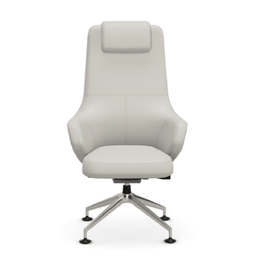 Grand Conference Highback Chair task chair Vitra Leather - Snow Glides for carpet 