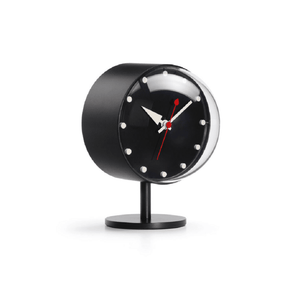 Nelson Night Desk Clock Clocks Vitra Black 