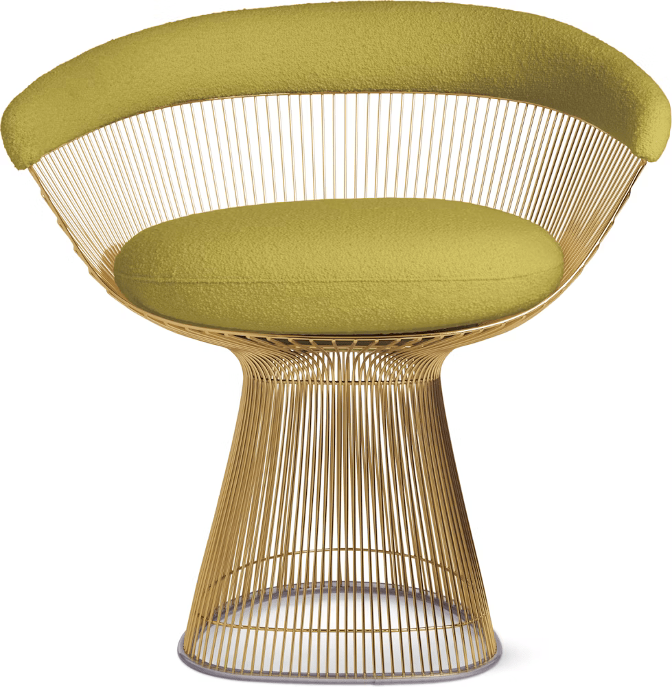 Platner Arm Chair - Gold Side/Dining Knoll