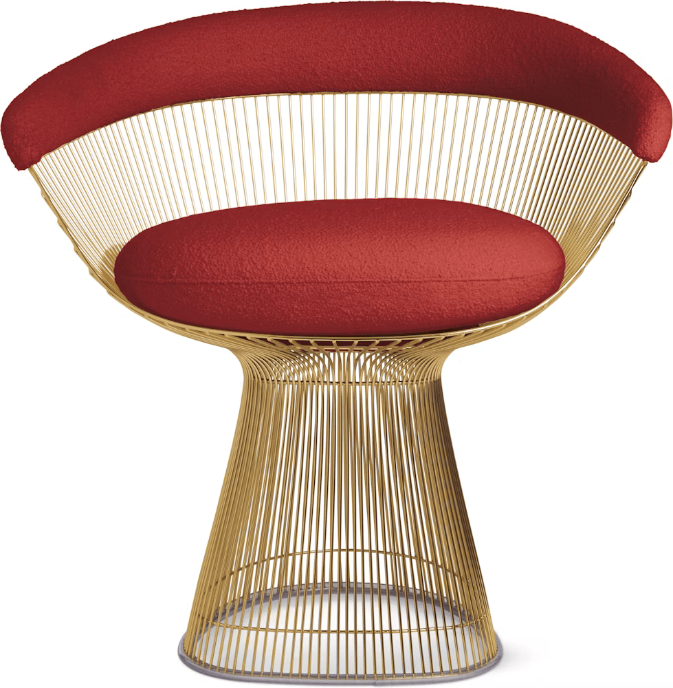 Platner Arm Chair - Gold Side/Dining Knoll