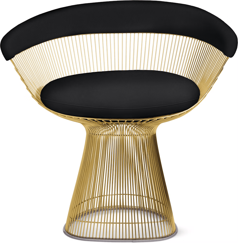 Platner Arm Chair - Gold Side/Dining Knoll