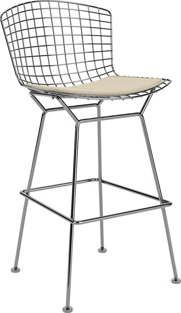 Bertoia Stool with Seat Pad bar seating Knoll