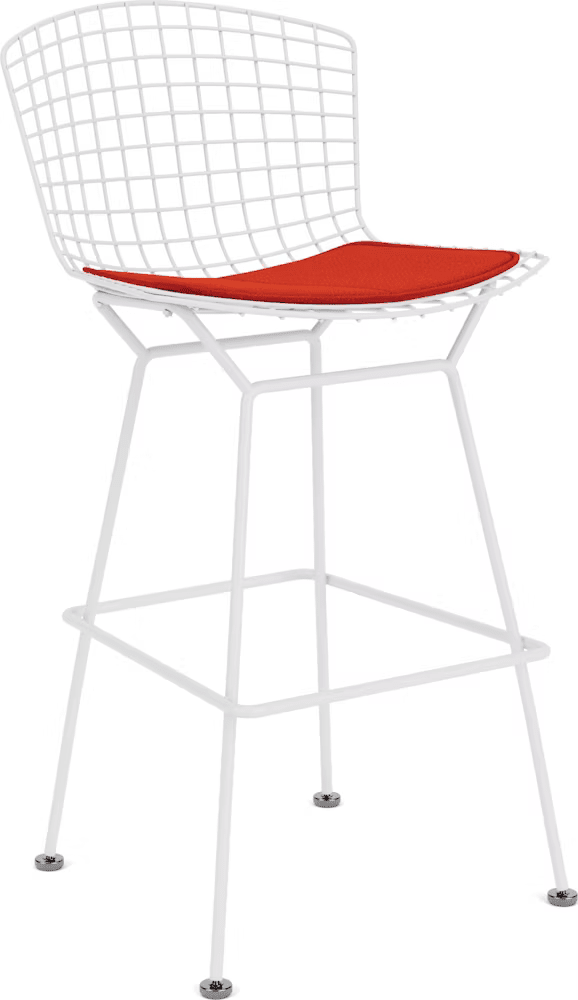 Bertoia Stool with Seat Pad bar seating Knoll