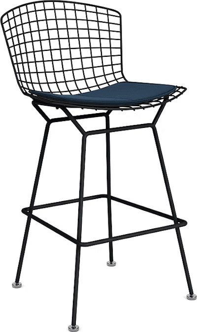 Bertoia Stool with Seat Pad bar seating Knoll