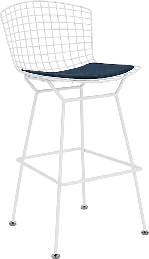 Bertoia Stool with Seat Pad bar seating Knoll
