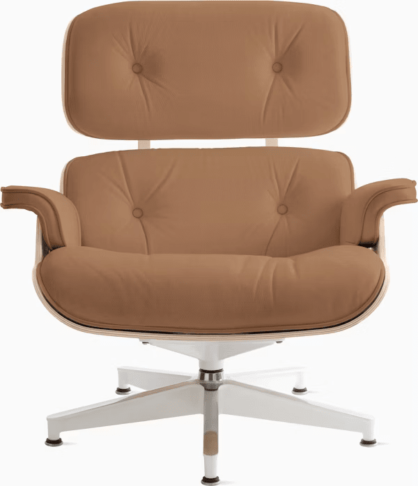 Eames Lounge Chair in White Ash lounge chair herman miller