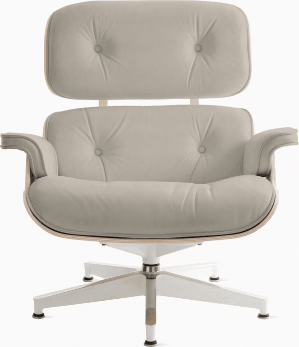 Eames Lounge Chair in White Ash lounge chair herman miller