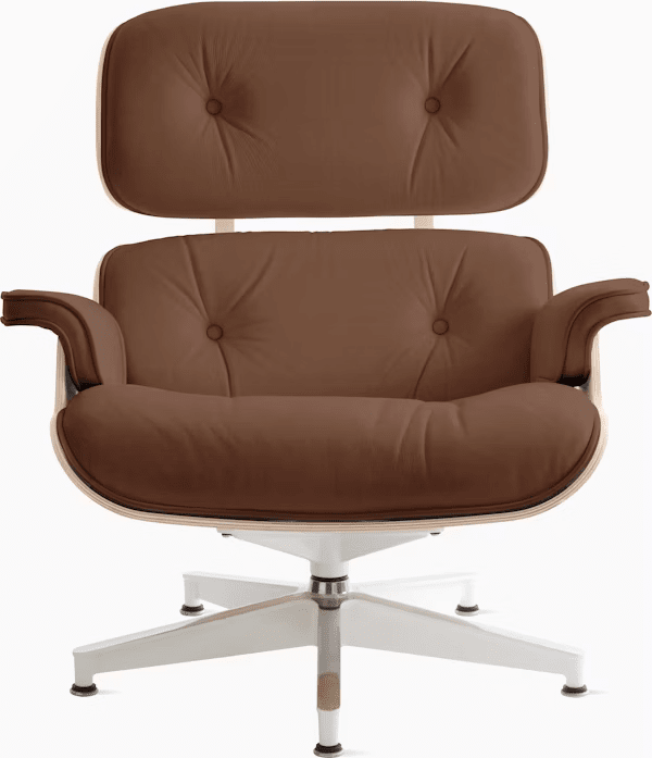 Eames Lounge Chair in White Ash lounge chair herman miller