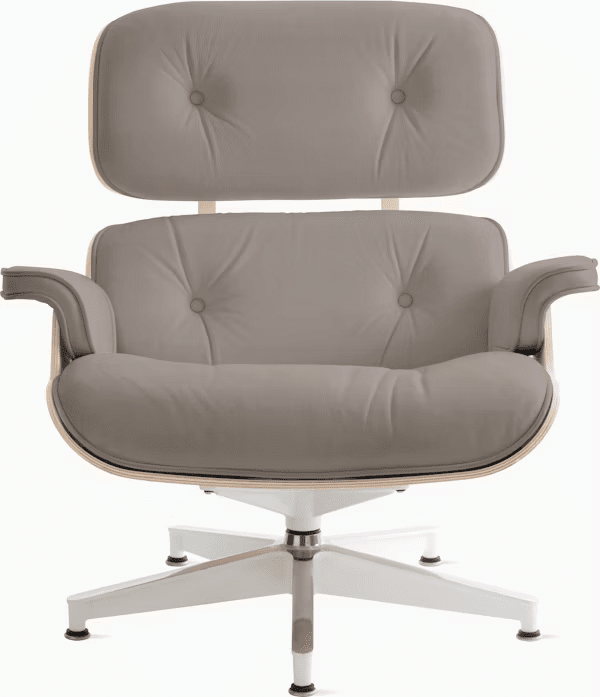 Eames Lounge Chair in White Ash lounge chair herman miller